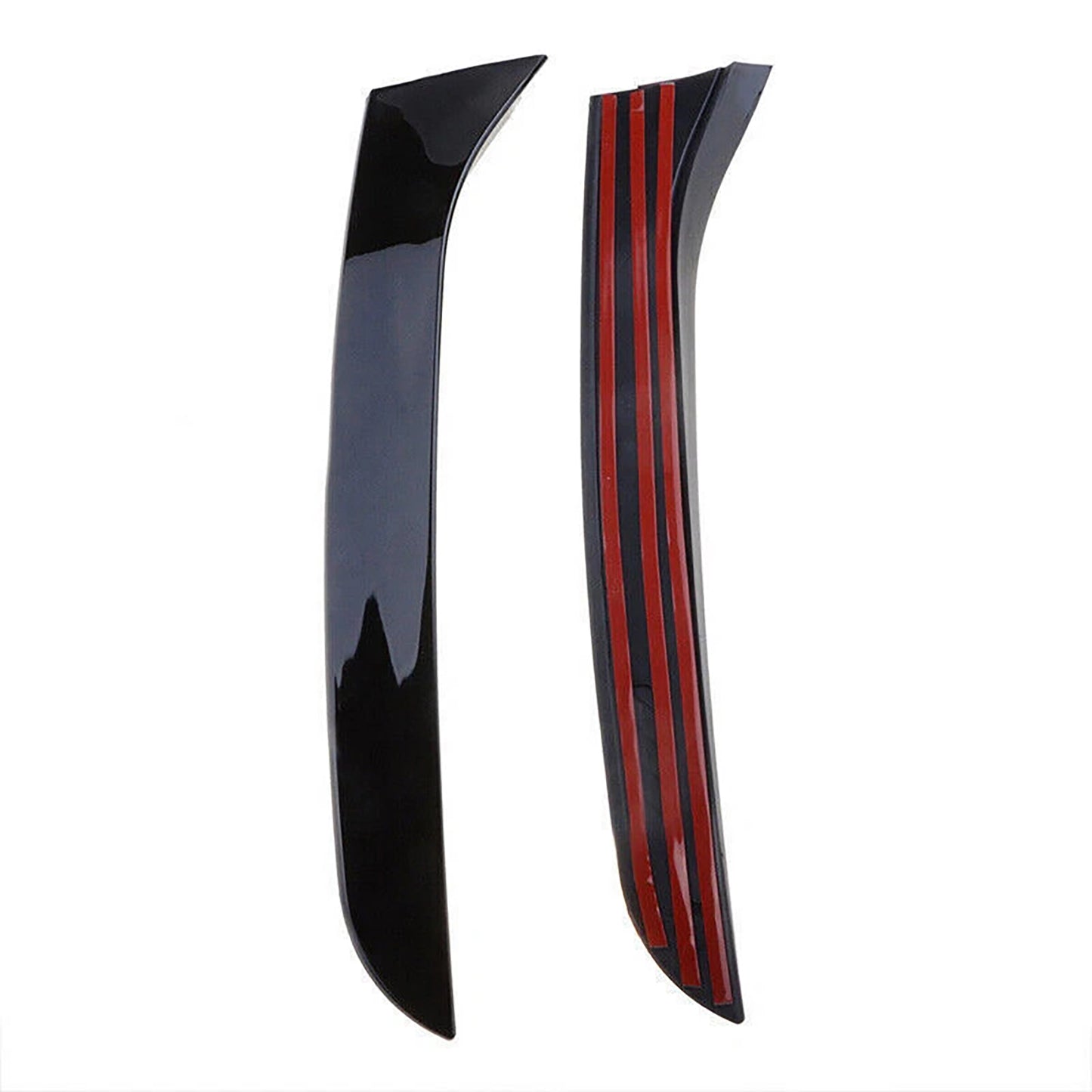 2011-2015 Volkswagen Passat B7 Variant Wagon Gloss Black Pair Rear Window Side Wing Spoiler