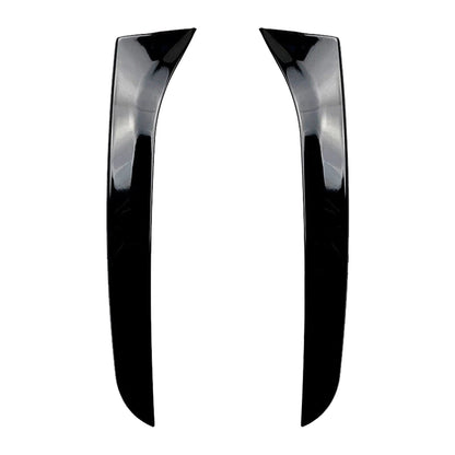 Gloss Black Pair Rear Window Side Wing Spoiler For VW Passat B7 Wagon 11-15