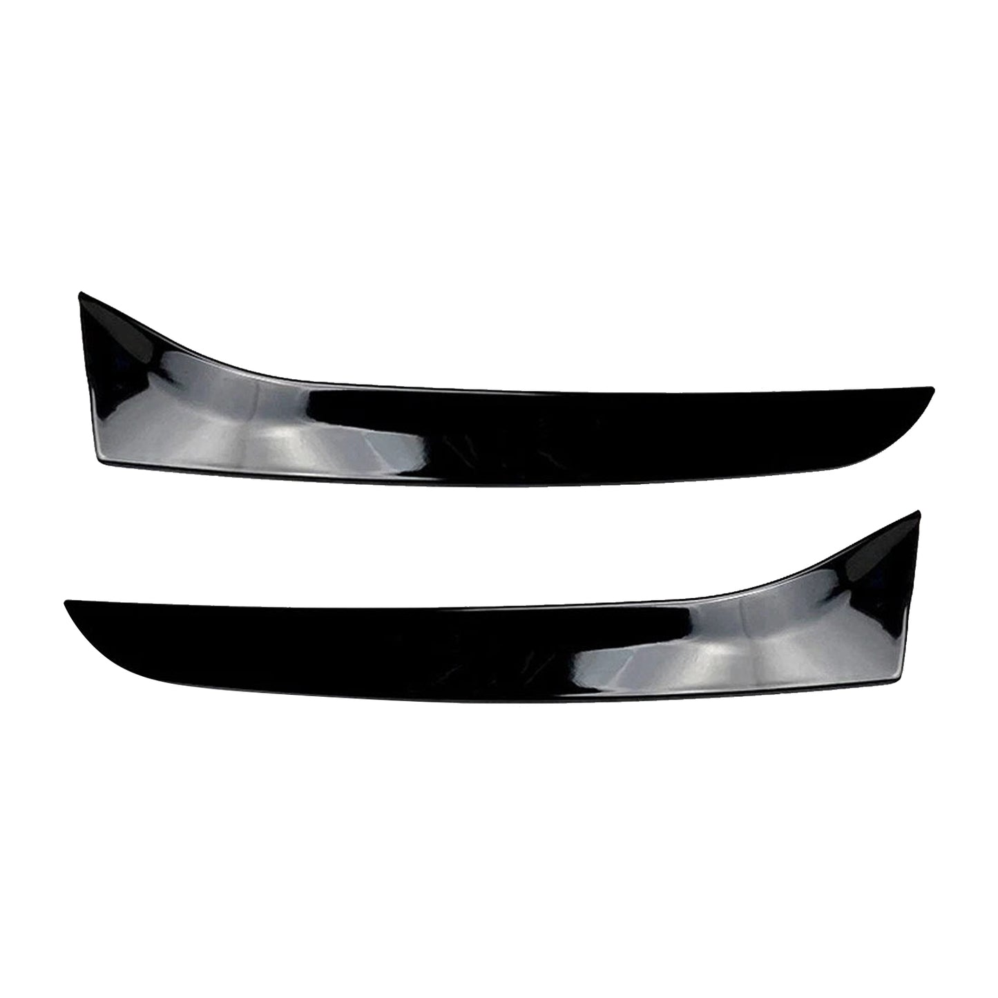 Gloss Black Pair Rear Window Side Wing Spoiler For VW Passat B7 Wagon 11-15