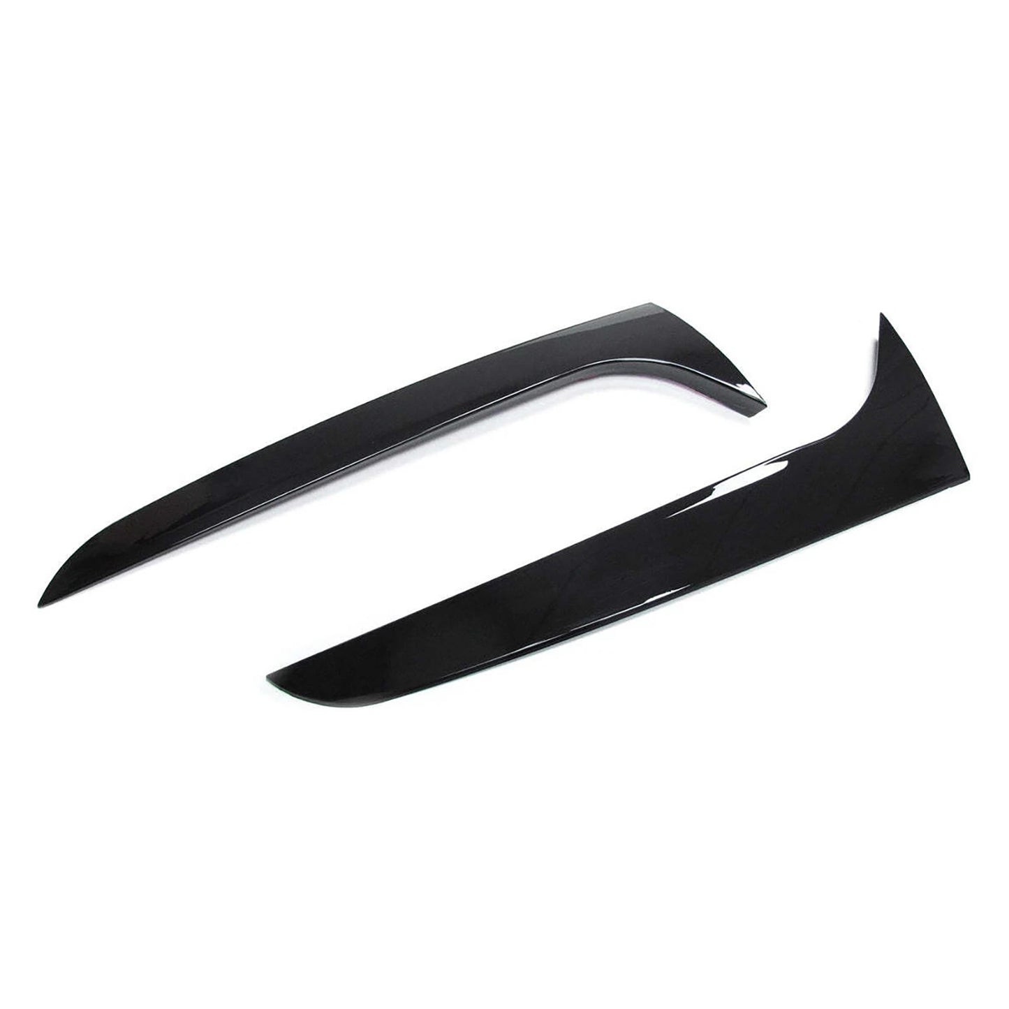 Gloss Black Pair Rear Window Side Wing Spoiler For Audi A4 B8 Avant 09-16