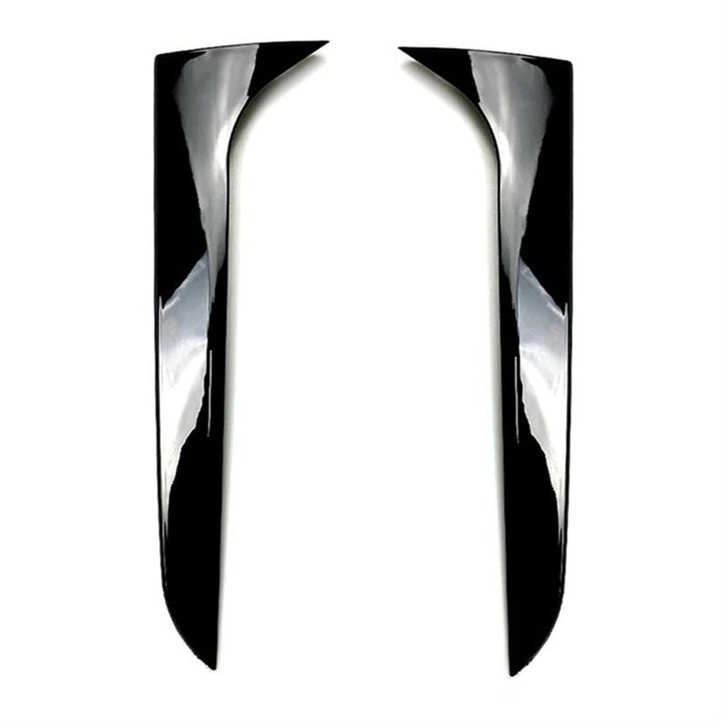 Gloss Black Pair Rear Window Side Wing Spoiler For Audi A4 B8 Avant 09-16