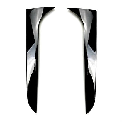 Gloss Black Pair Rear Window Side Wing Spoiler For Audi A4 B8 Avant 09-16
