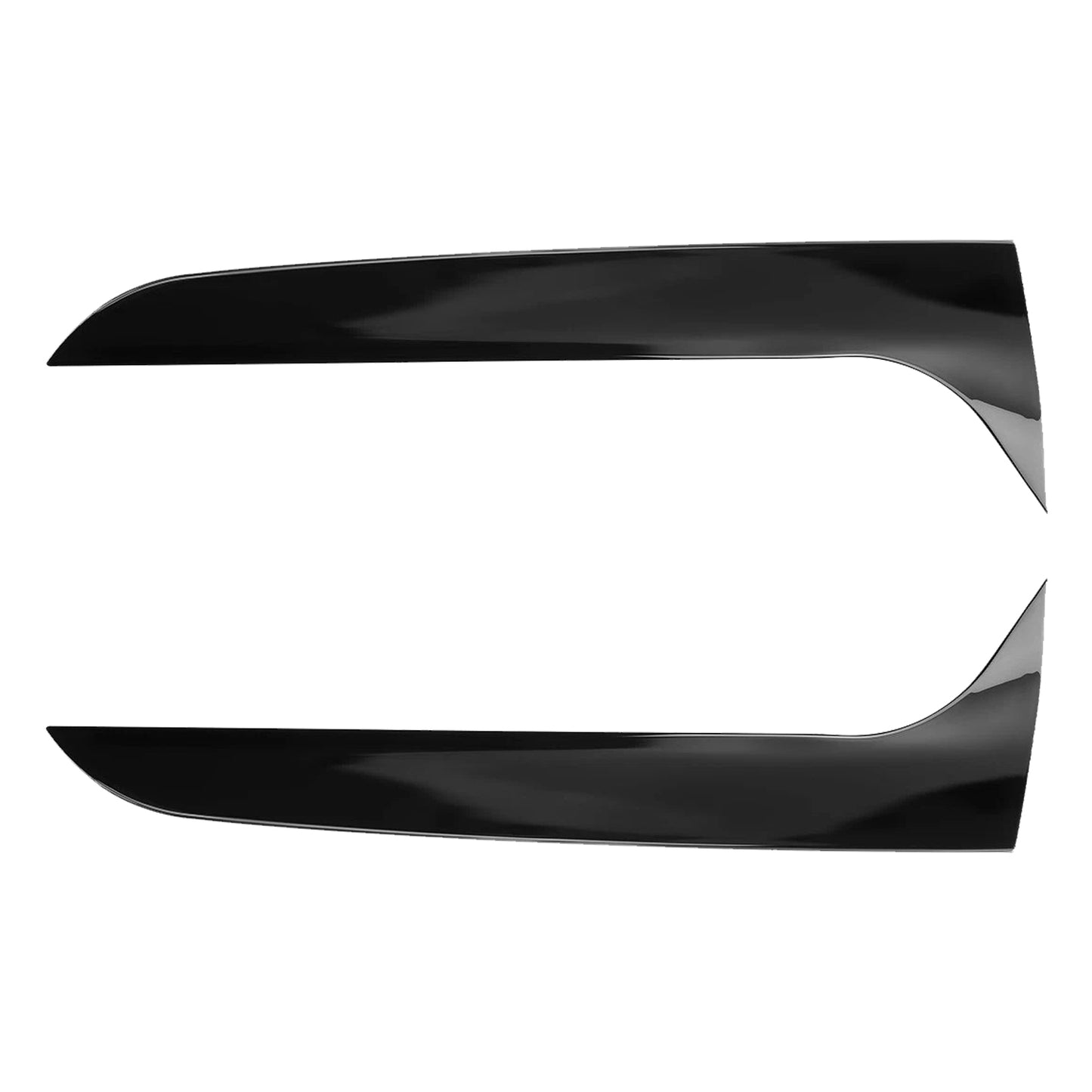 Gloss Black Pair Rear Window Side Wing Spoiler For Audi A4 B8 Avant 09-16