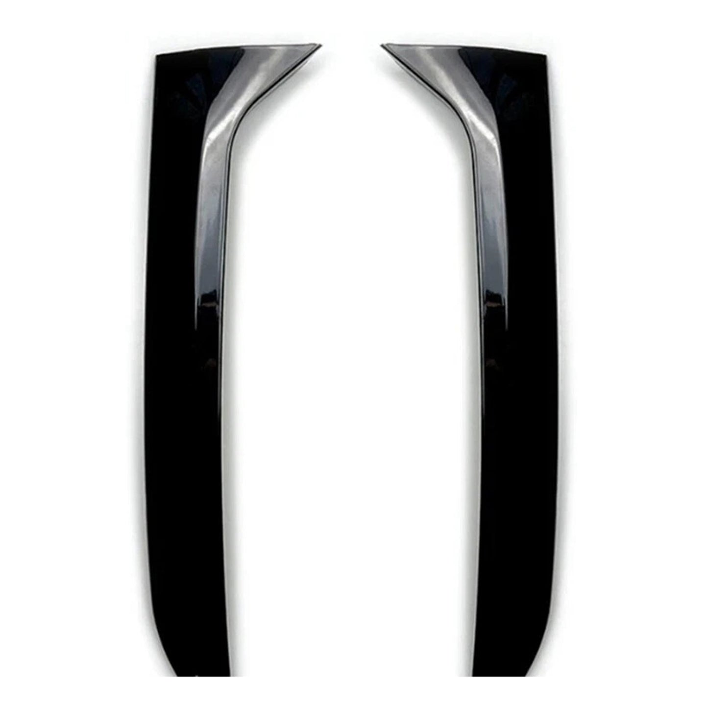 Gloss Black Pair Rear Window Side Wing Spoiler For VW Tiguan MK1 07-16