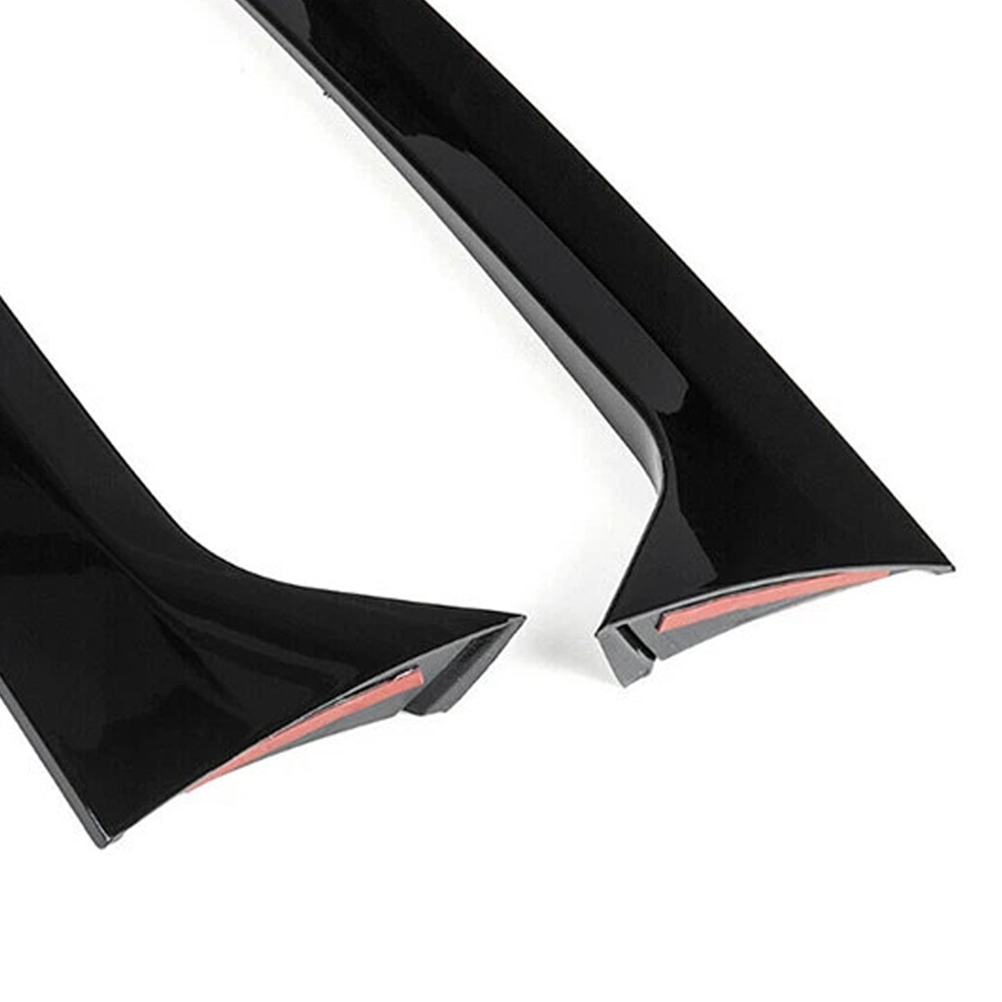 Gloss Black Pair Rear Window Side Wing Spoiler For VW Tiguan MK1 07-16