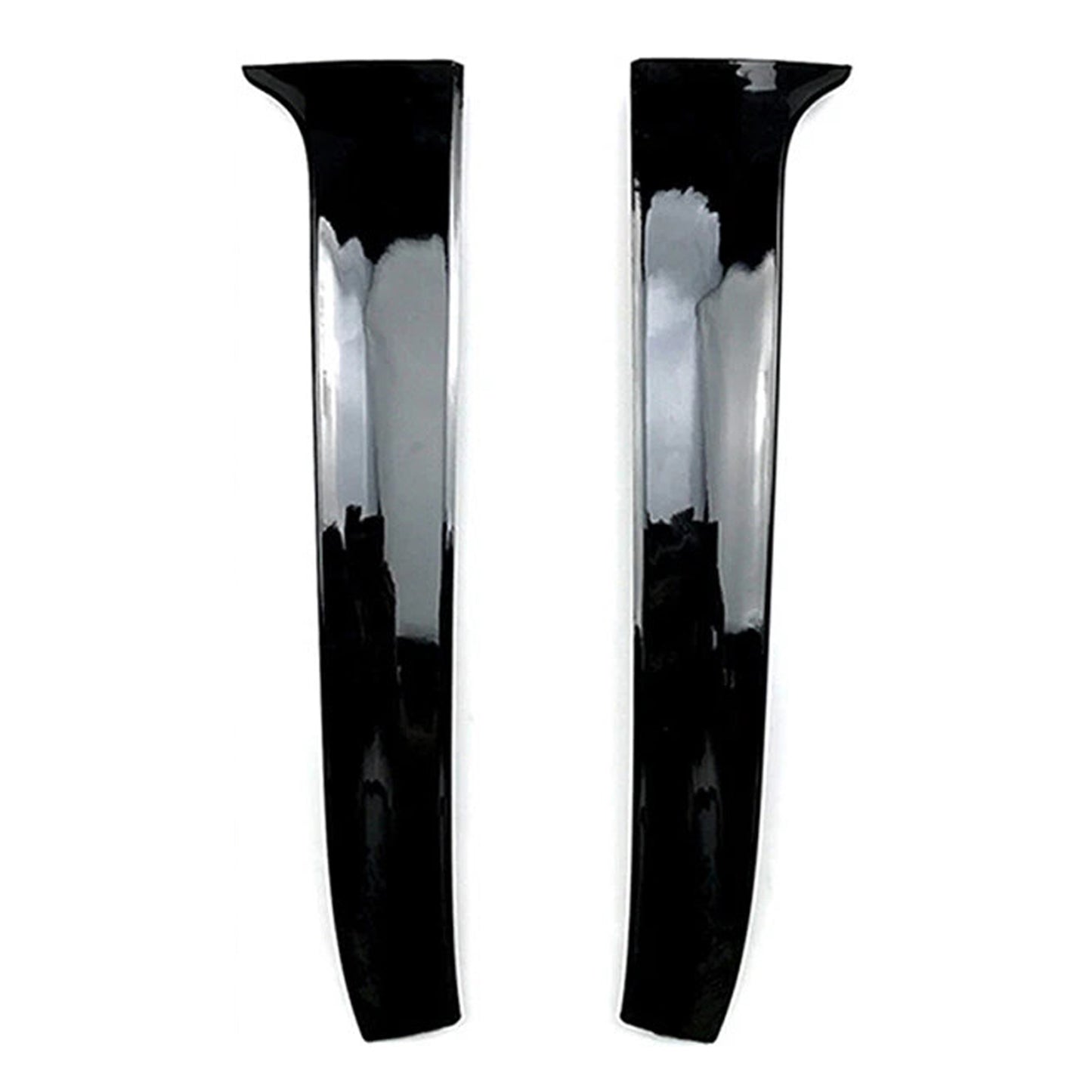Gloss Black Pair Rear Window Side Wing Spoiler For VW Golf 7 Variant Wagon 13-17