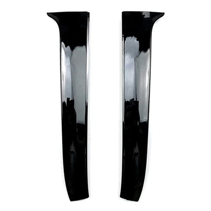 Gloss Black Pair Rear Window Side Wing Spoiler For VW Golf 7 Variant Wagon 13-17