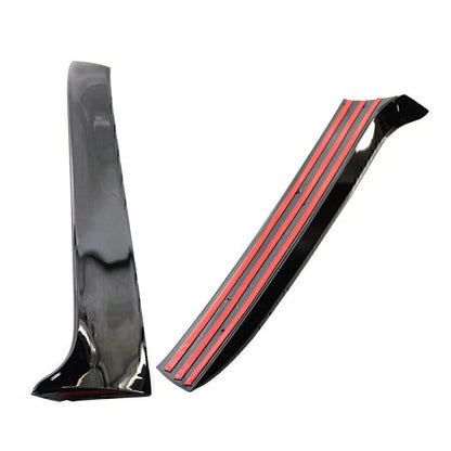 Gloss Black Pair Rear Window Side Wing Spoiler For VW Golf 7 Variant Wagon 13-17