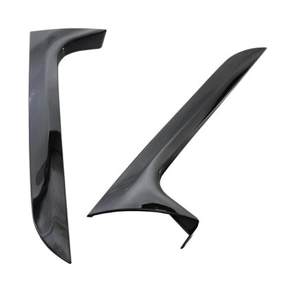 2012-2018 Audi A6 C7 Allroad TDI Quattro Gloss Black Pair Rear Window Side Wing Spoiler
