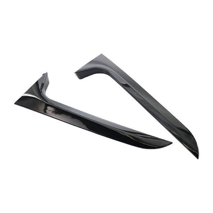 2012-2018 Audi A6 C7 Allroad TDI Quattro Gloss Black Pair Rear Window Side Wing Spoiler