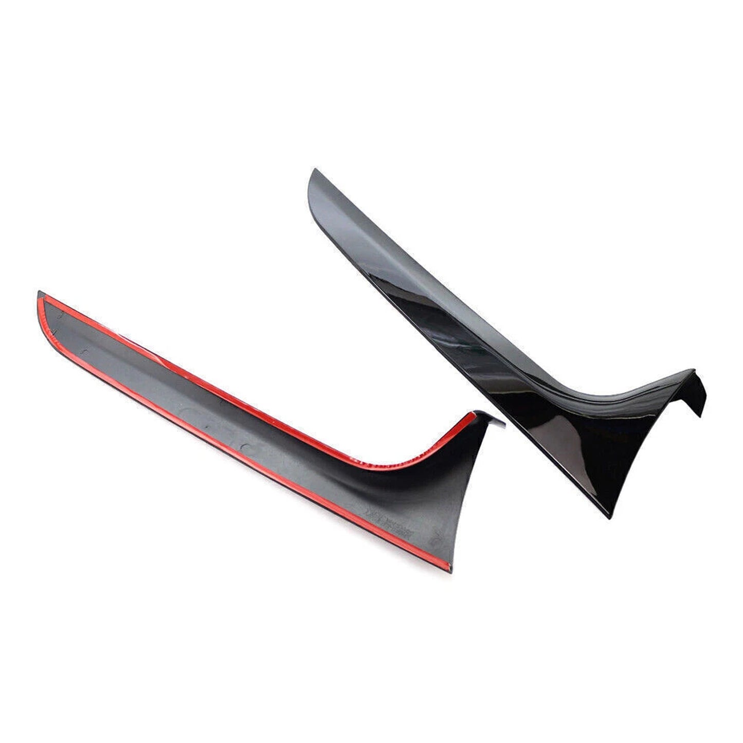 2012-2018 Audi A6 C7 Allroad TDI Quattro Gloss Black Pair Rear Window Side Wing Spoiler