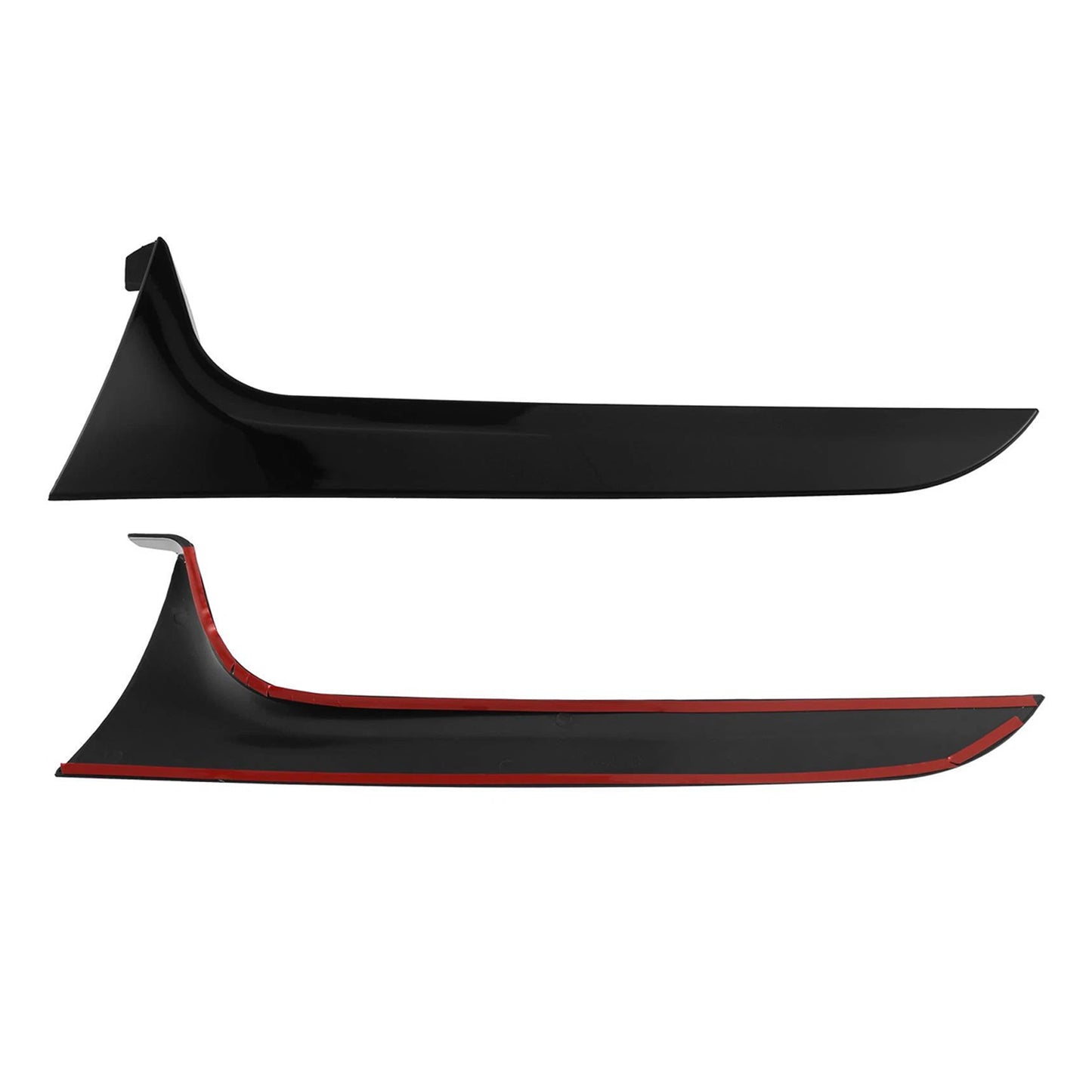 2012-2018 Audi A6 C7 Allroad TDI Quattro Gloss Black Pair Rear Window Side Wing Spoiler