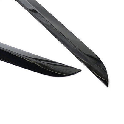 2012-2018 Audi A6 C7 Allroad TDI Quattro Gloss Black Pair Rear Window Side Wing Spoiler
