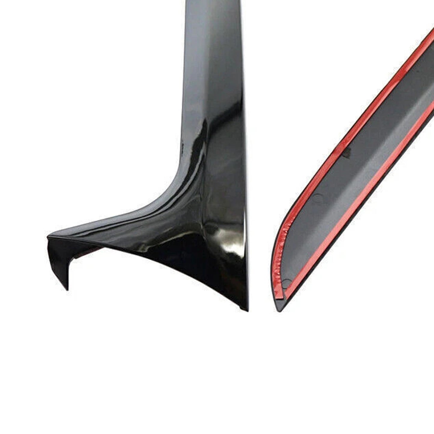 2012-2018 Audi A6 C7 Allroad TDI Quattro Gloss Black Pair Rear Window Side Wing Spoiler
