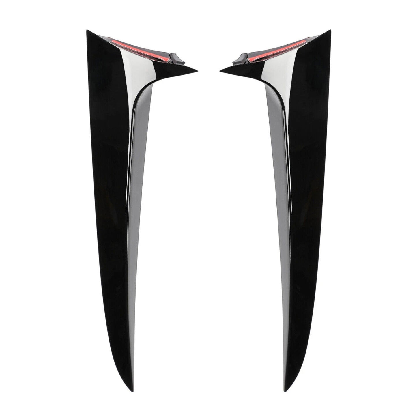 Gloss Black Pair Rear Window Side Wing Spoiler 2011-2017 BMW X3 F25