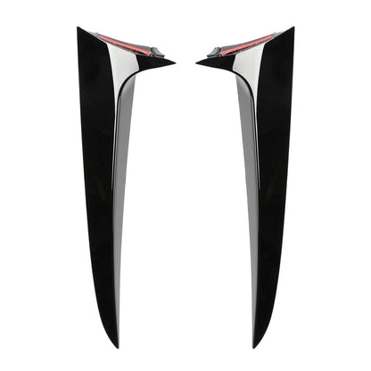Gloss Black Pair Rear Window Side Wing Spoiler 2011-2017 BMW X3 F25