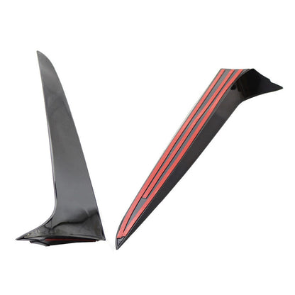 Gloss Black Pair Rear Window Side Wing Spoiler 2011-2017 BMW X3 F25