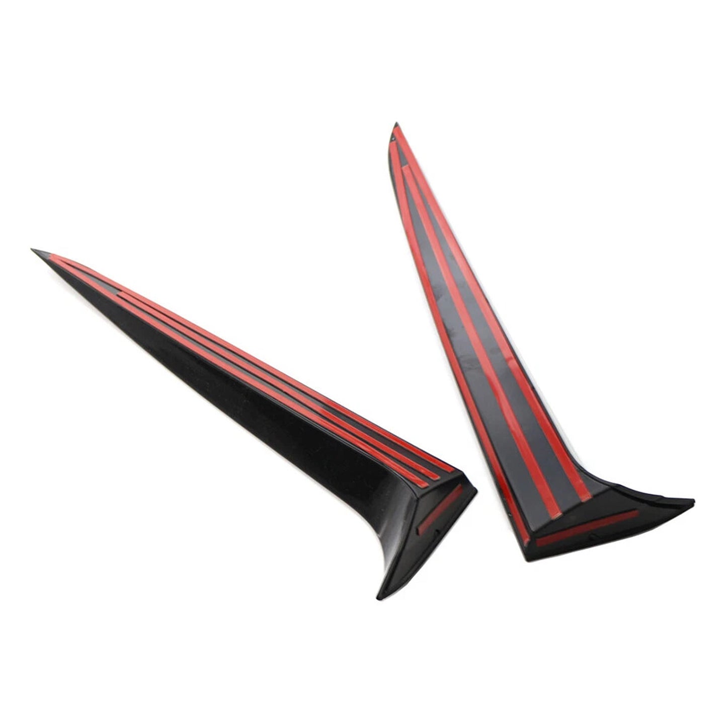 Gloss Black Pair Rear Window Side Wing Spoiler 2011-2017 BMW X3 F25