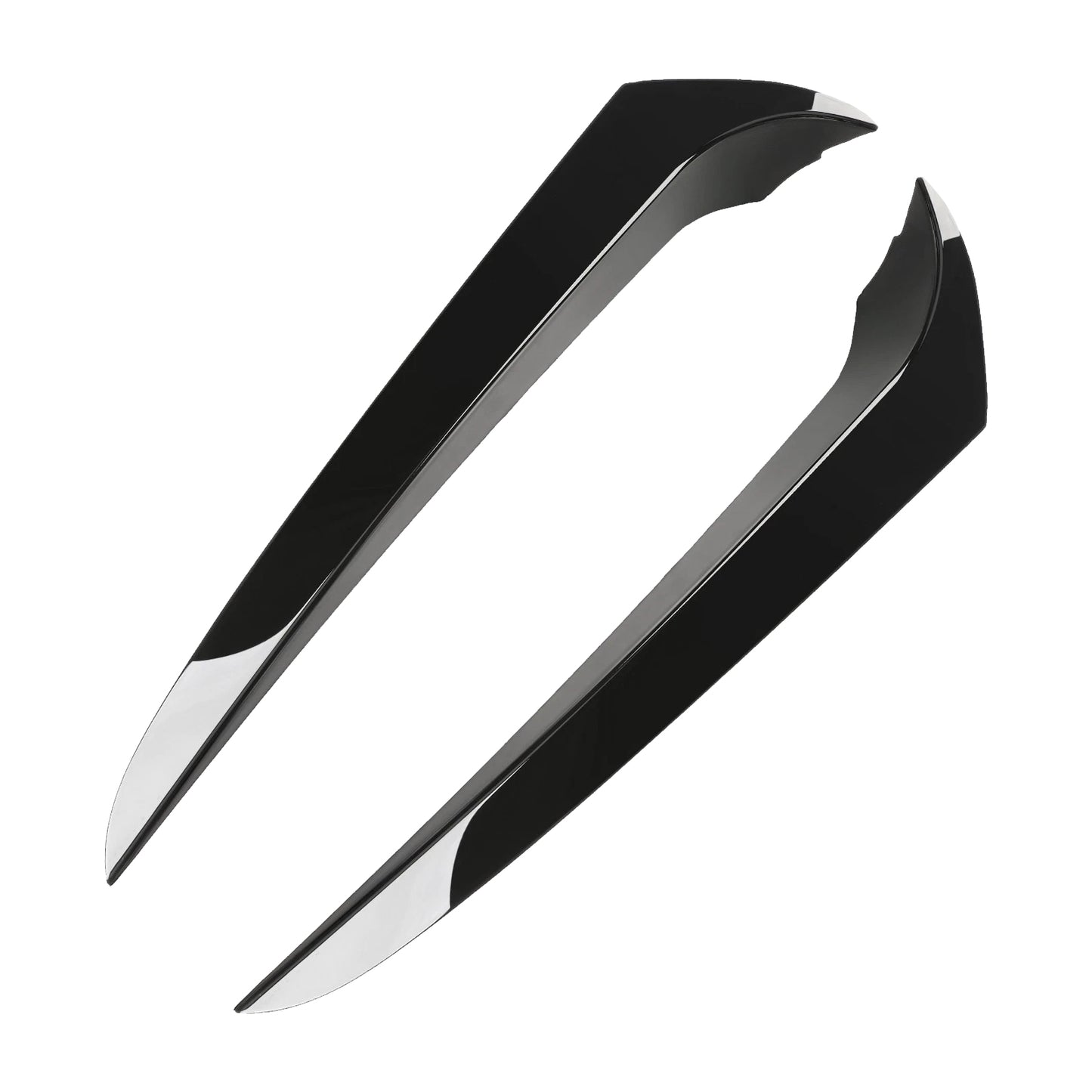Gloss Black Pair Rear Window Side Wing Spoiler 2011-2017 BMW X3 F25