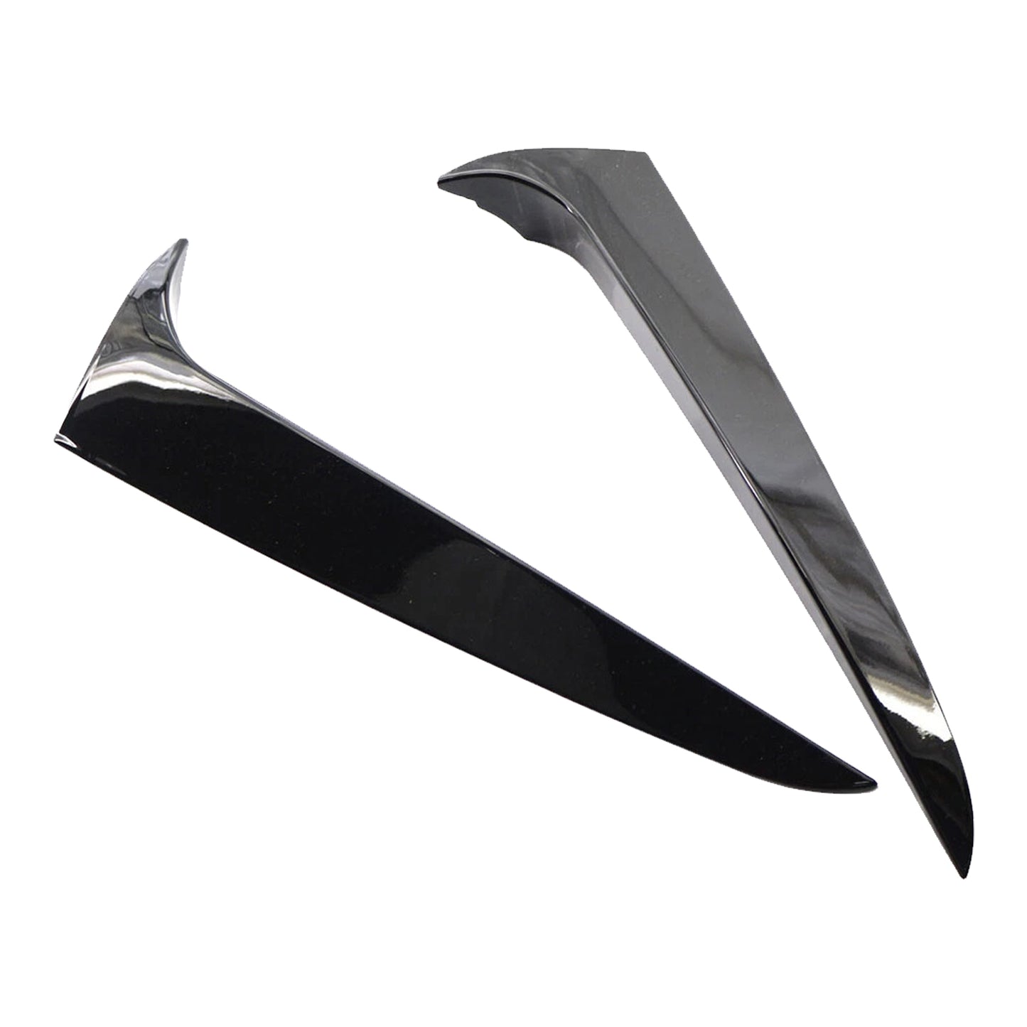 Gloss Black Pair Rear Window Side Wing Spoiler 2011-2017 BMW X3 F25