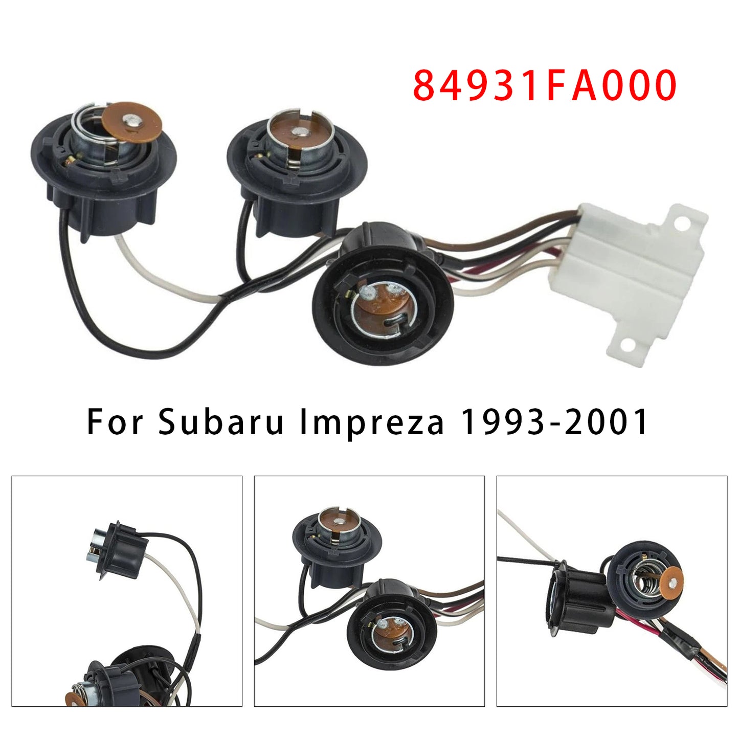 Rear Tail Light Lamp Bulb Harness Socket 84931FA000 For Impreza 1993-2001