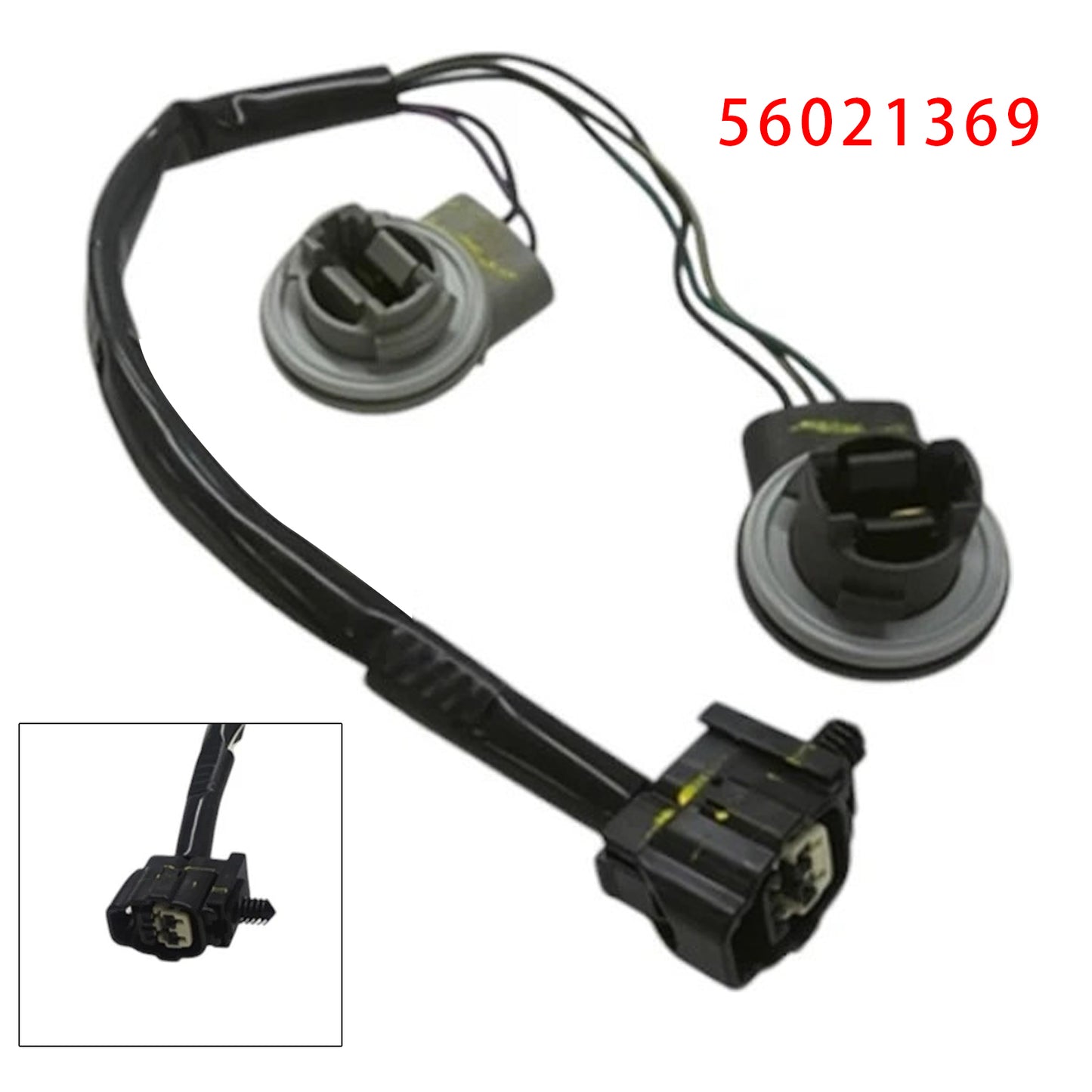 Rear Tail Light Lamp Wiring Harness 56021369 For Dodge Ram 1994-2001