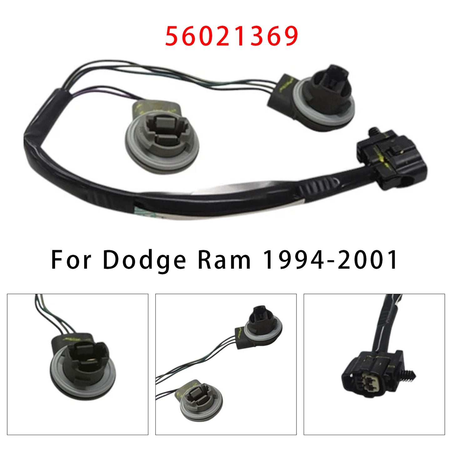 Rear Tail Light Lamp Wiring Harness 56021369 For Dodge Ram 1994-2001