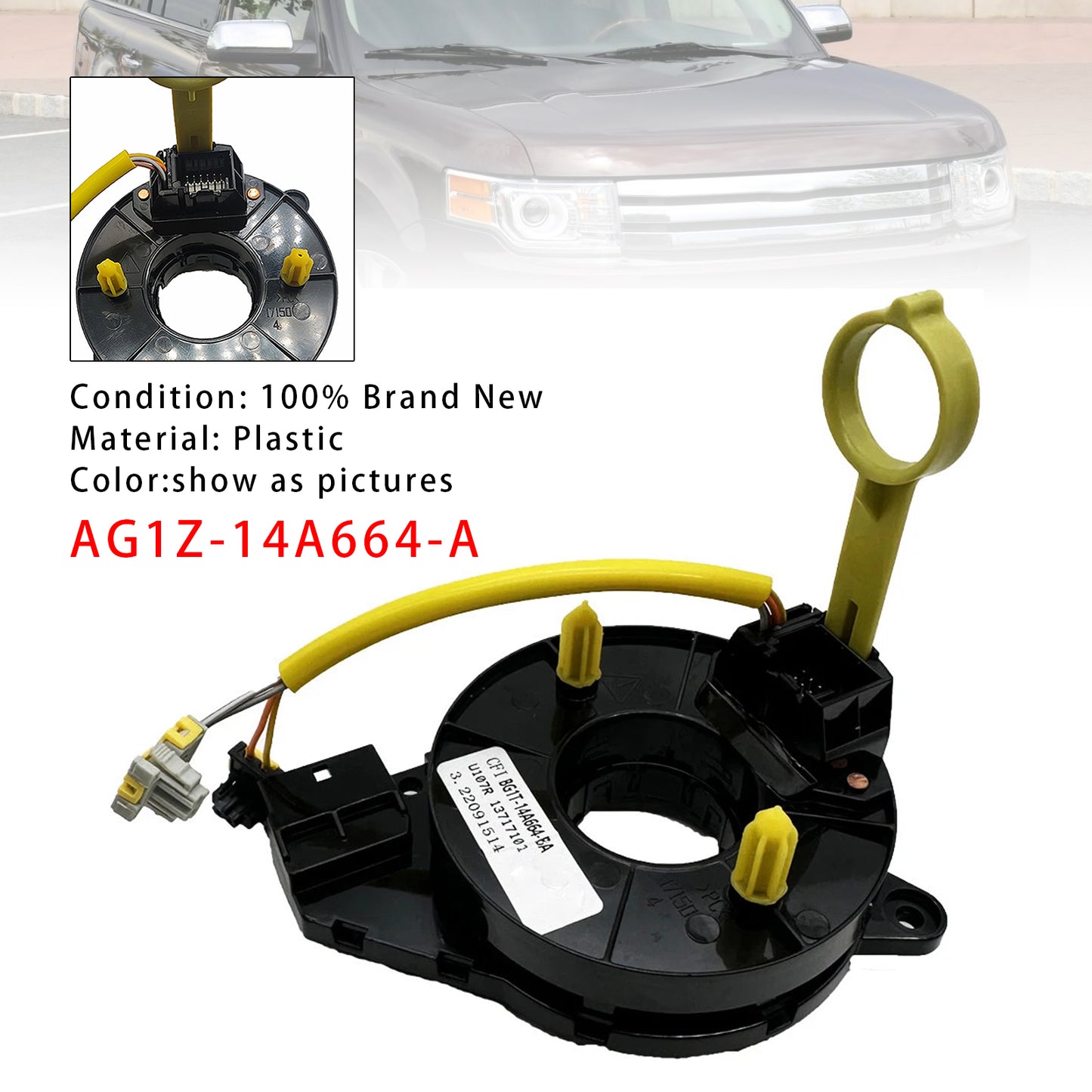 2010-2012 FORD TAURUS AG1Z-14A664-A Clock Spring