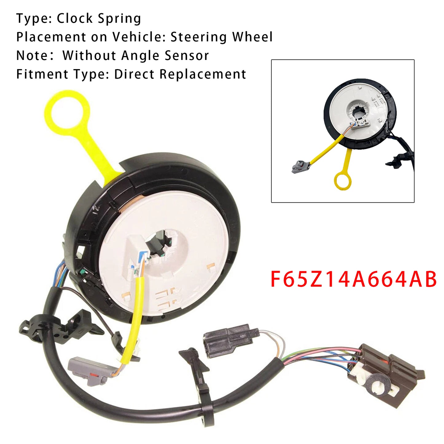 1997-1998 Ford Expedition F65Z14A664AB Clock Spring