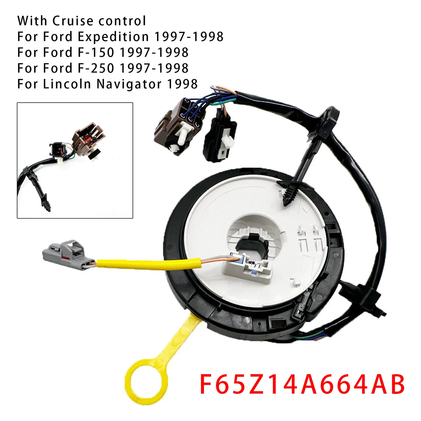 1997-1998 Ford Expedition F65Z14A664AB Clock Spring
