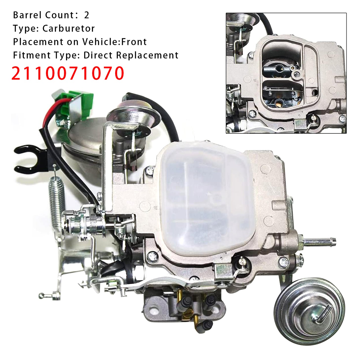 1984-1989 Toyota Hilux 2110071070 2 Barrel Carburetor
