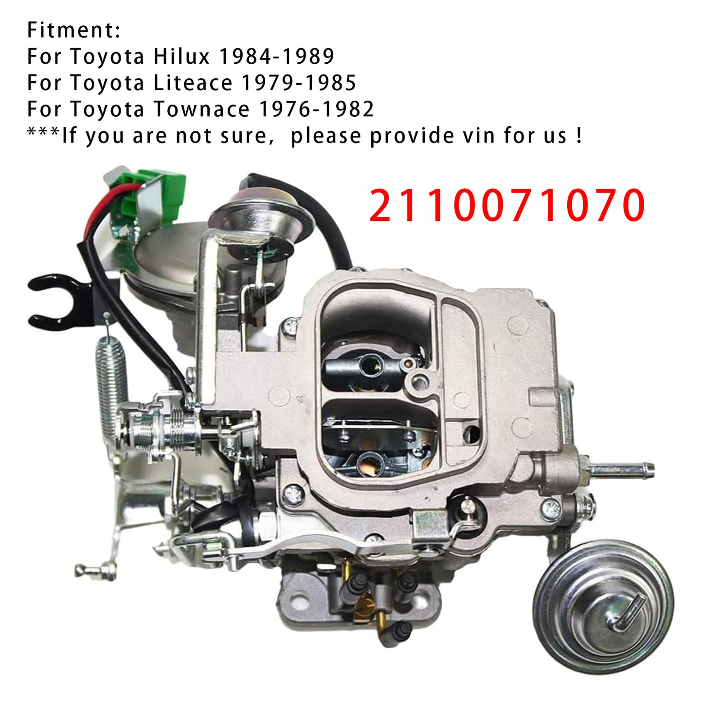 1984-1989 Toyota Hilux 2110071070 2 Barrel Carburetor