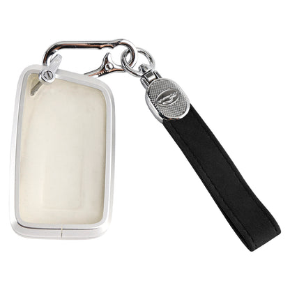 Alloy Aluminum TPU Soft Film Car Key Black Case Cover For Lexus IS GS ES RX RC NX LS LX