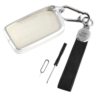 Alloy Aluminum TPU Soft Film Car Key Black Case Cover Lexus IS GS ES RX RC NX LS LX