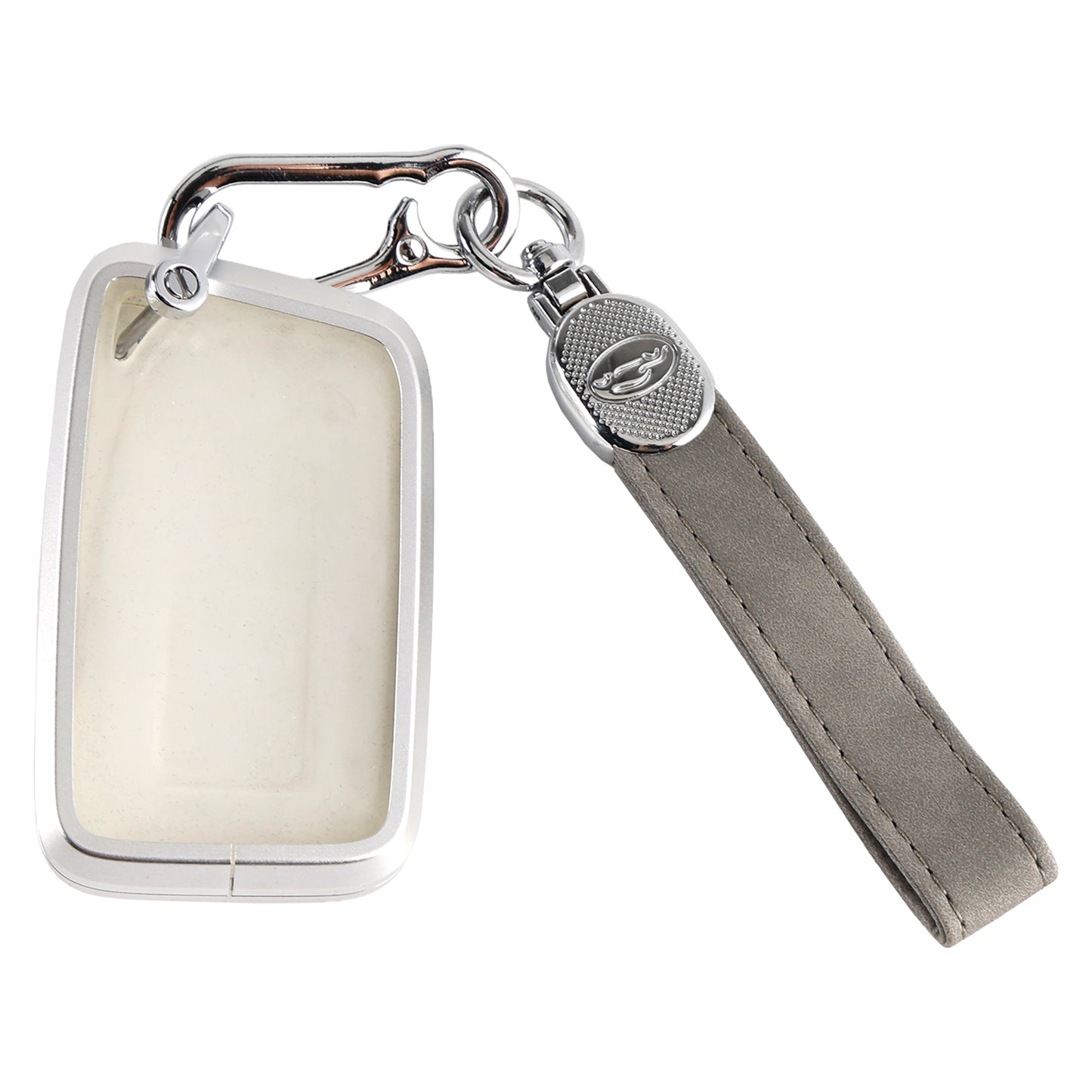Alloy Aluminum TPU Soft Film Car Key Gray Case Cover For Lexus IS GS ES RX RC NX LS LX