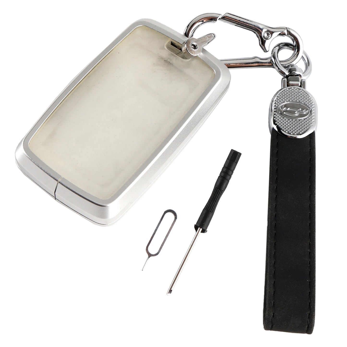 Alloy Aluminum TPU Soft Film Car Key Black Case Cover Land Rover Range Rover Sport