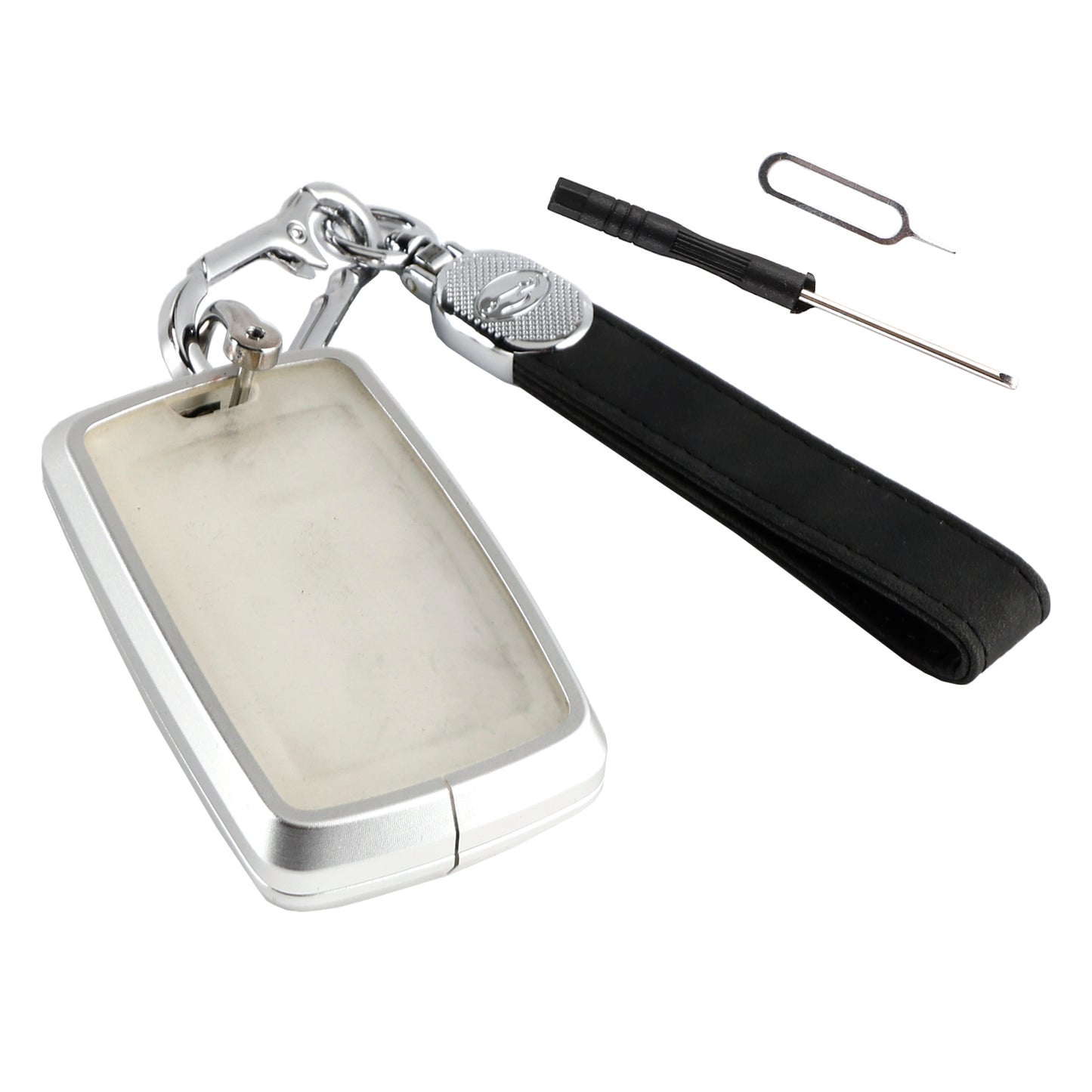Alloy Aluminum TPU Soft Film Car Key Black Case Cover Land Rover Range Rover Sport