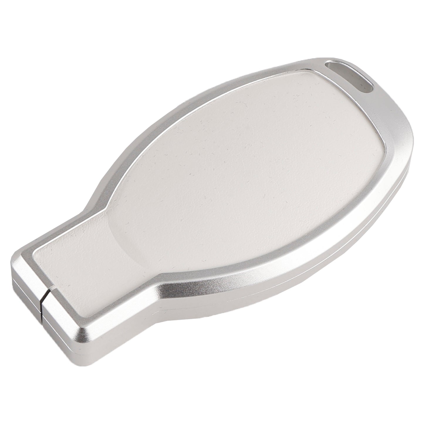Leather Alloy Aluminum TPU Car Key White Case Cover For Benz GLC GLK CLS GLA CLA AMG