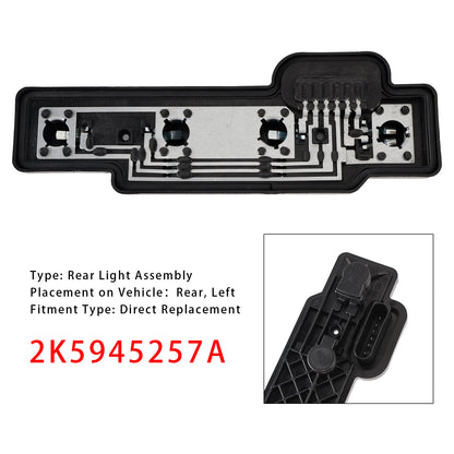Left Rear Tail Light Bulb Holder Carrier 2K5945257A For VW Caddy 2004-2014