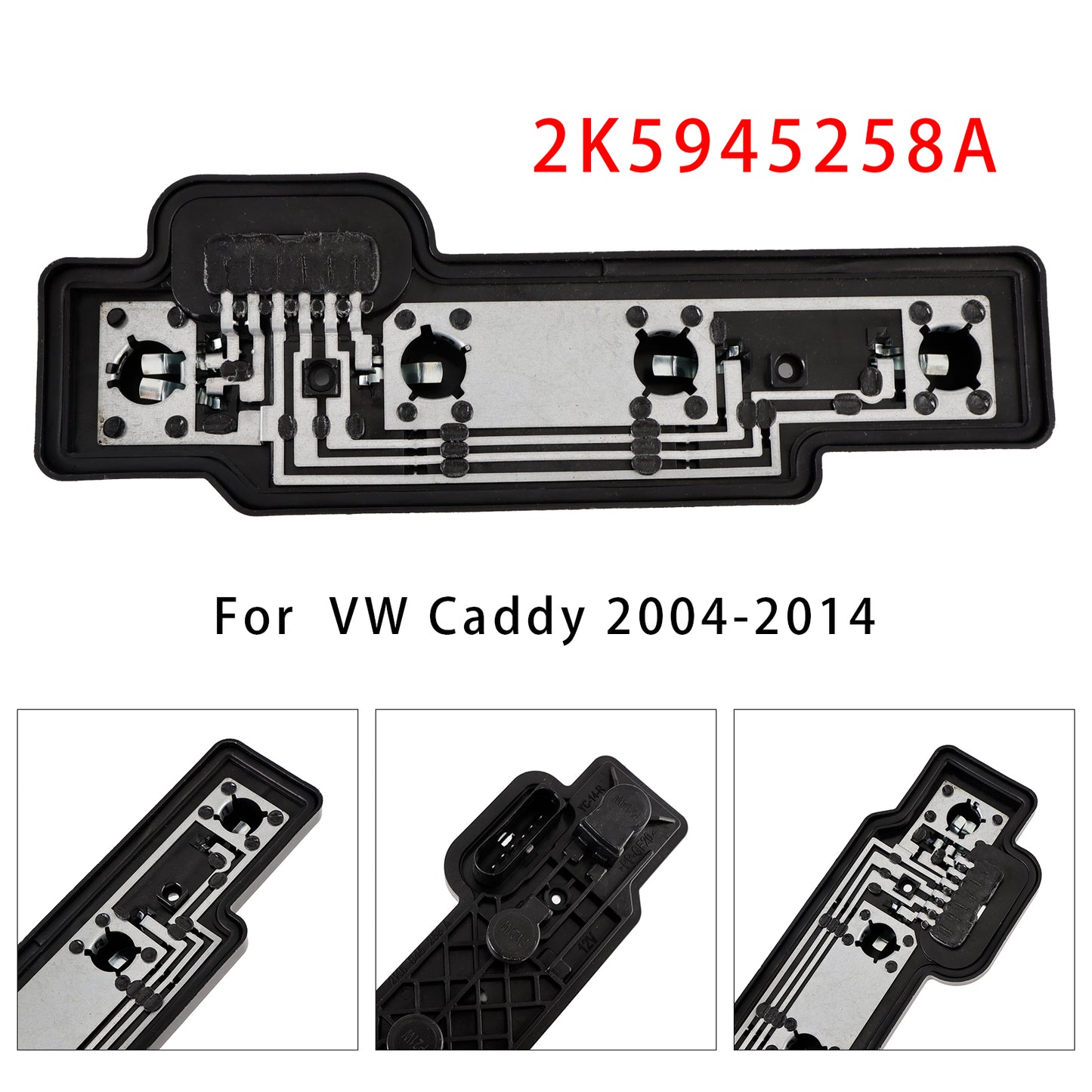 Right Rear Tail Light Bulb Holder Carrier 2K5945258A For VW Caddy 2004-2014