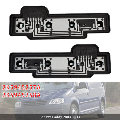 Left+Right Rear Tail Light Bulb Holder Carrier 2K5945257A 2K5945258A For VW Caddy 2004-2014