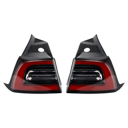2017-2023 Tesla Model 3 Y 1077399-00 LED Tail Lamp Outer Rear Left+Right Tail Light 3 Pin