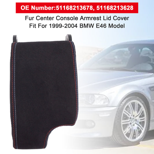 1999-2004 M3 BMW 3 Series E46 Fur Center Console Armrest Cover Lid
