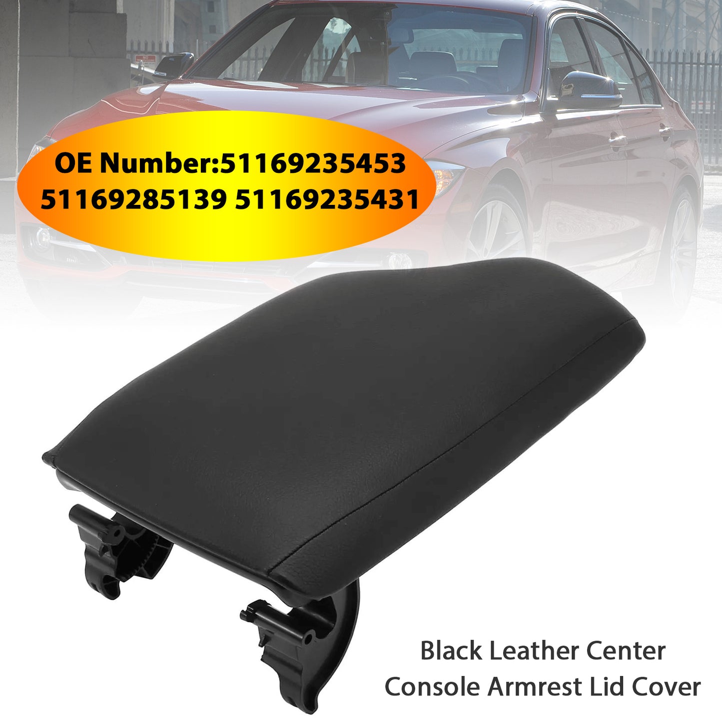 2017-2019 BMW 340i GT xDrive 51169235453 Center Console Armrest Panel