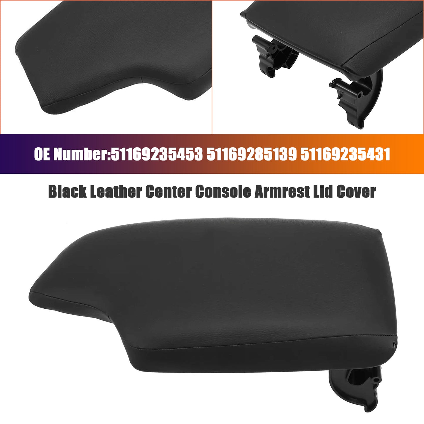 2017-2019 BMW 340i GT xDrive 51169235453 Center Console Armrest Panel