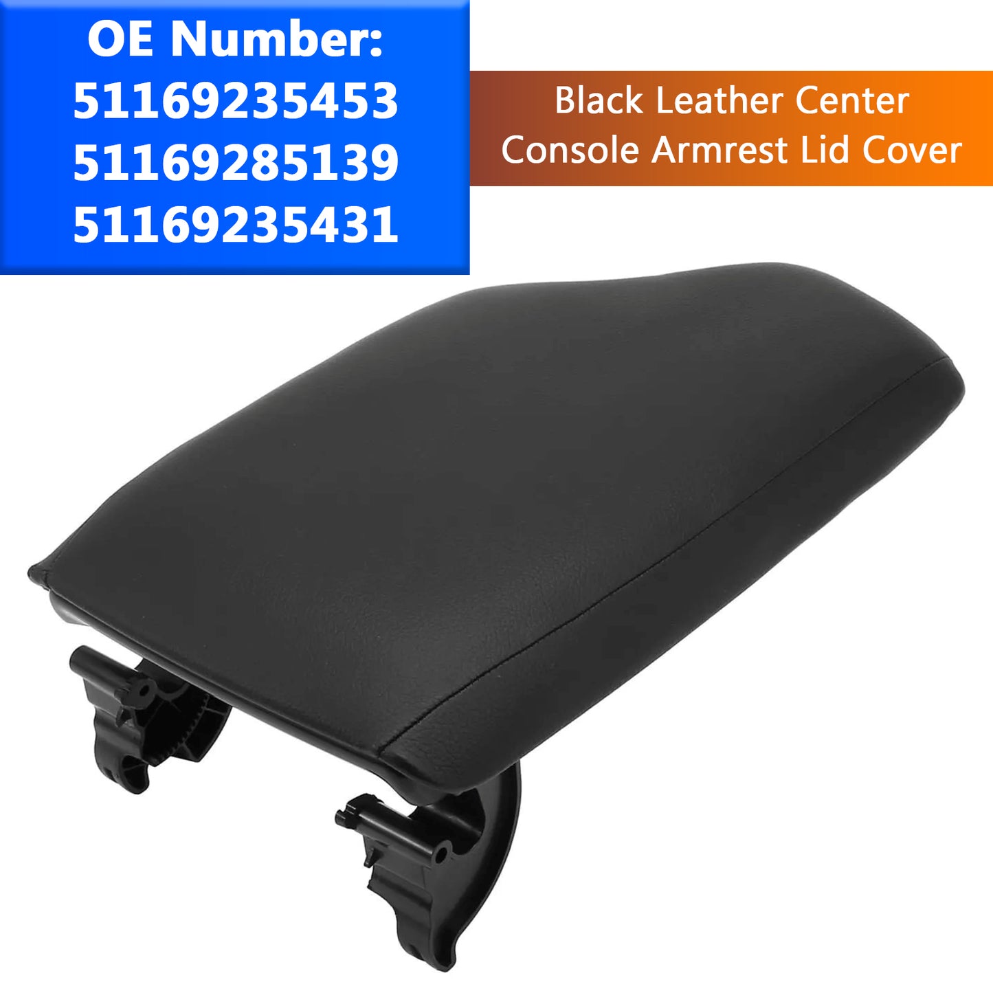 2017-2019 BMW 340i GT xDrive 51169235453 Center Console Armrest Panel