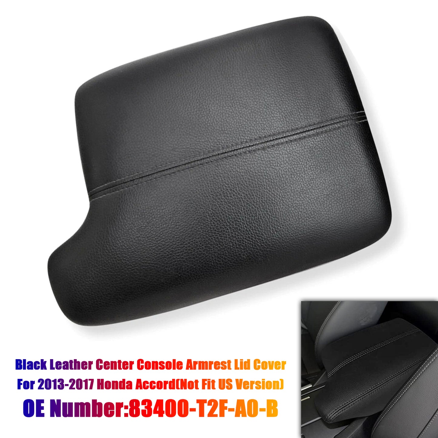 Center Console Armrest Lid Cover Honda Accord 2013-2017 83400-T2F-A0-B