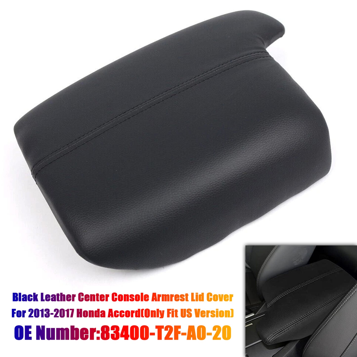 2013-2017 Honda Accord 83400-T2F-A0-20 Center Console Armrest Lid Cover