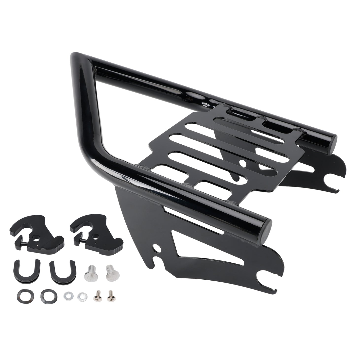 2015-2016 Electra Glide Ultra Classic Low FLHTCUL Detachable Mounting Rear Luggage Rack Carrier Fit