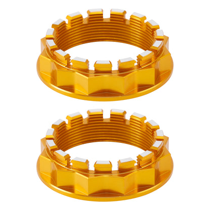 2007-2011 Ducati 1098/1098R/1098S/1198/1198R/1198S Rear Wheel Nuts set Gold